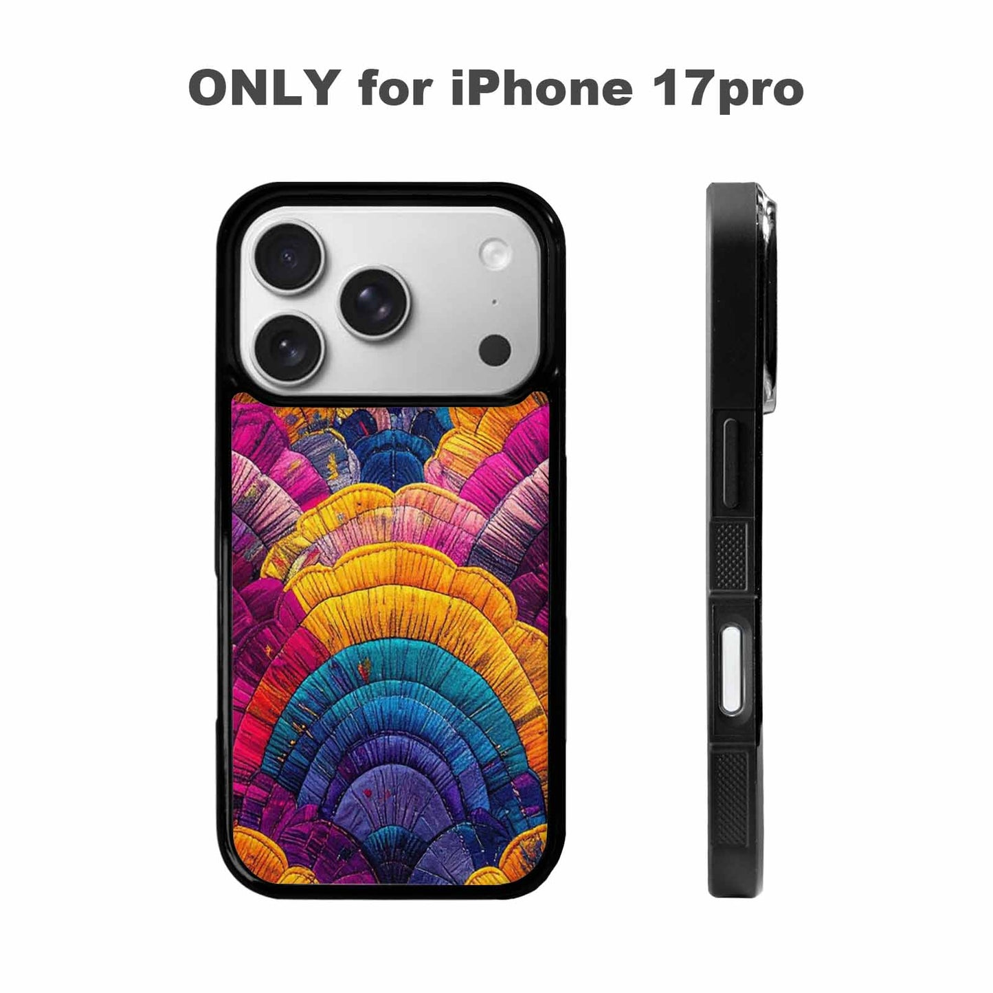 iPhone 17 Pro Case — Vivid Camo Pansexual Pride Camo, Custom Made Phone Cover