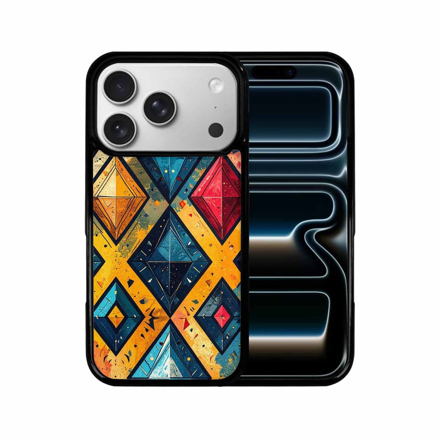 iPhone 17 Pro Case — Vintage Summer Diamond Retro Vintage, Custom Made Phone Cover