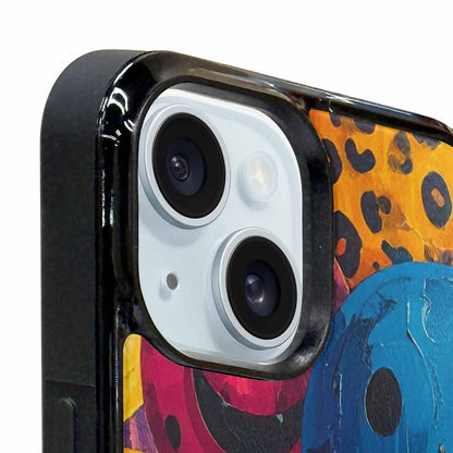 iPhone 15 Plus Case — Smiley Faces Animal Printsmile Prk, Original Design Phone Case