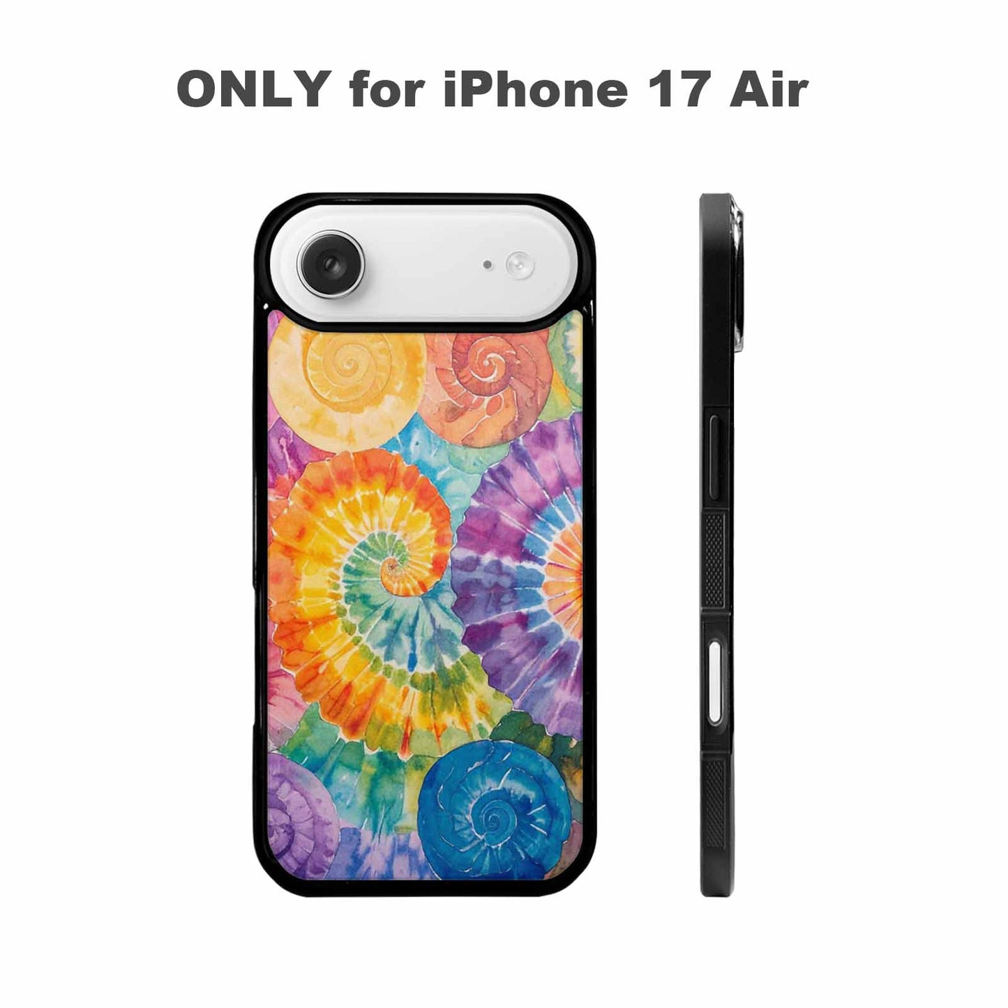 iPhone 17 Air Case — Tie Dye Swirls Tie Dye Tie, Custom Art Phone Cover