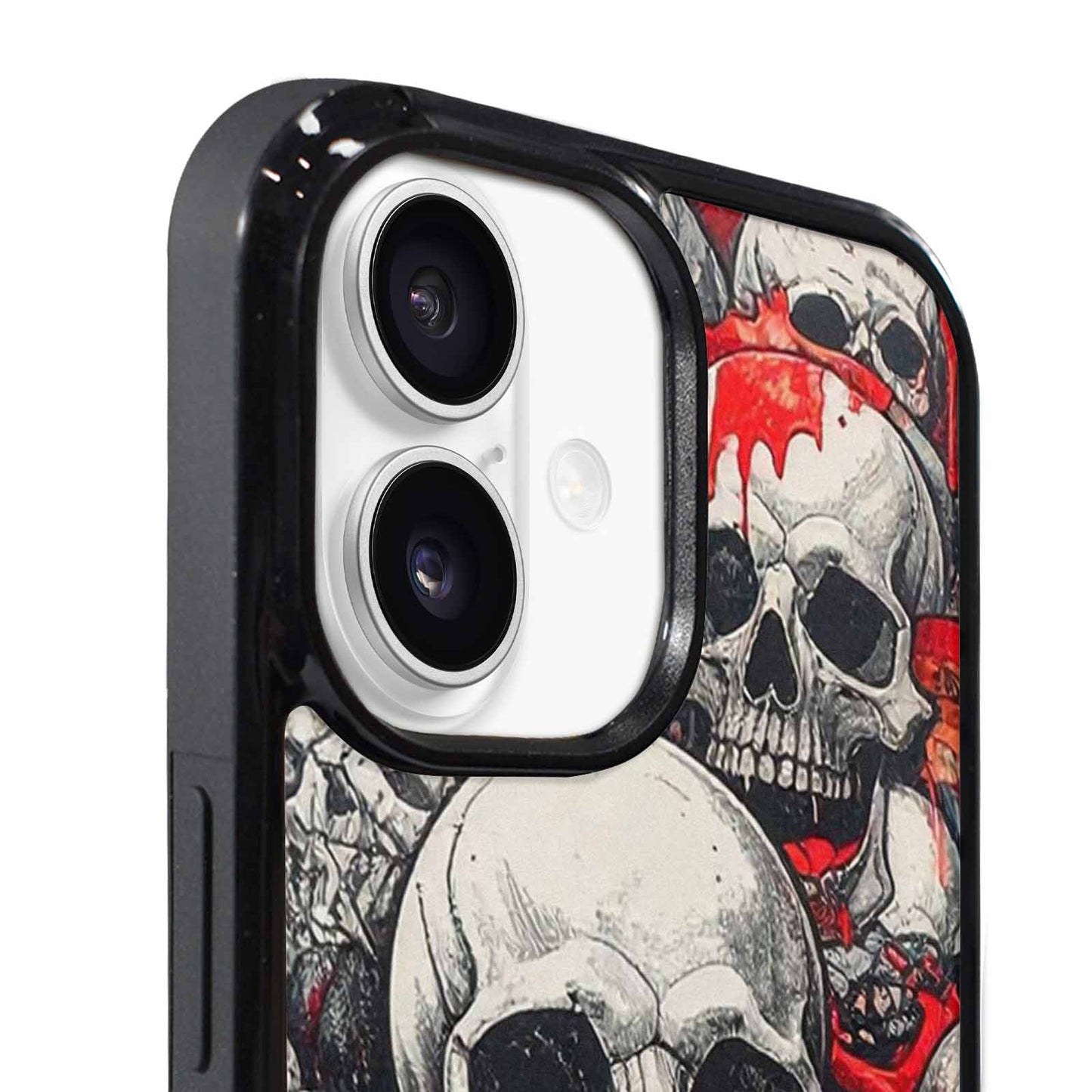 iPhone 17 Case — Rainbow From Skull\'s Mouth Gothic Skulls, Customized Protective Case