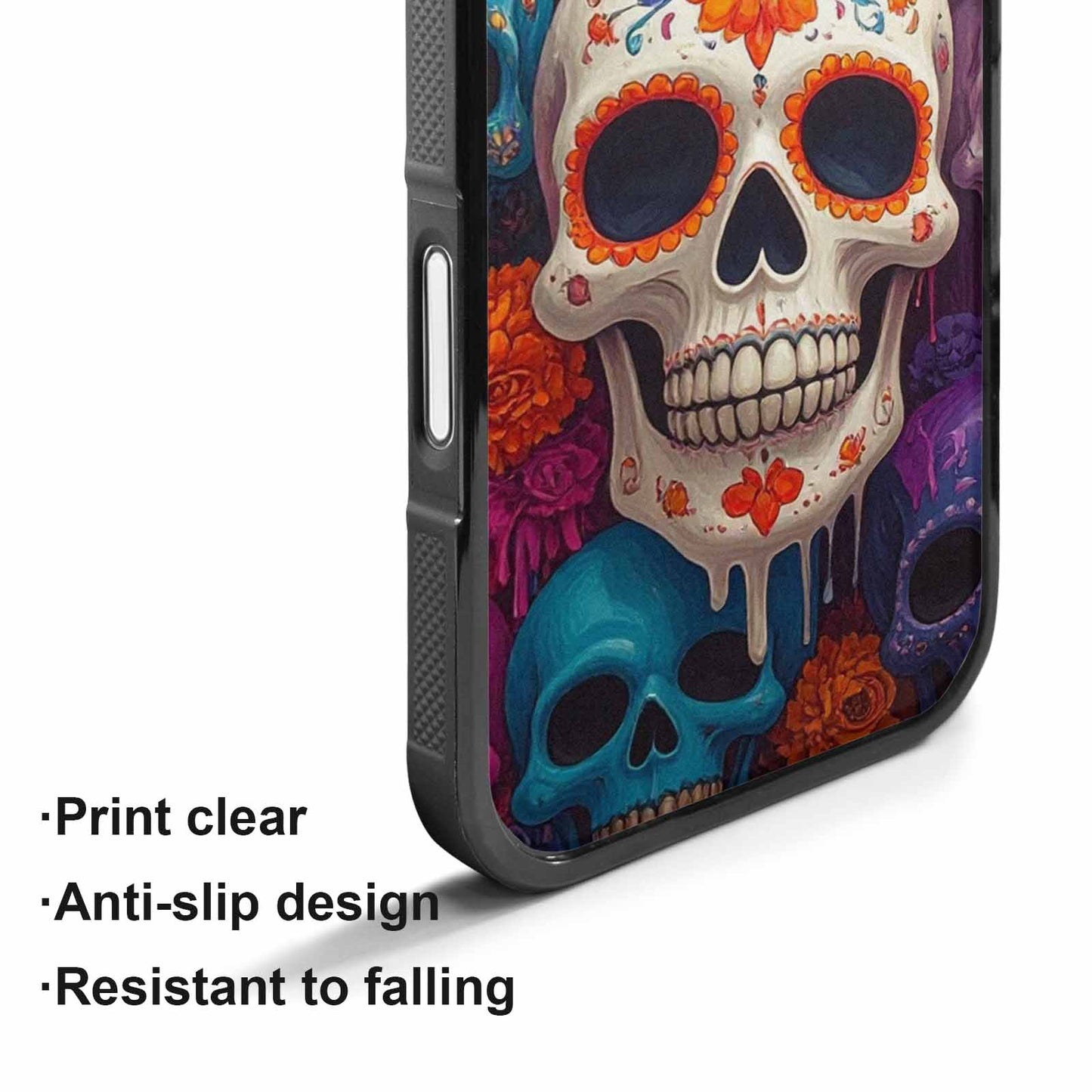 iPhone 17 Case — Sugar Skullsmelting Sugar Skulls V0q Gothic, Original Design Phone Case