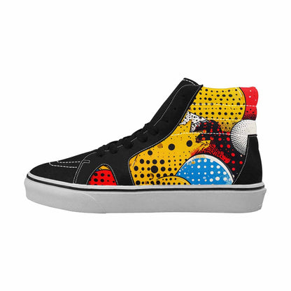 WOMEN'S Comic Book Halftone High Top Canvas Dreamcore Shoes