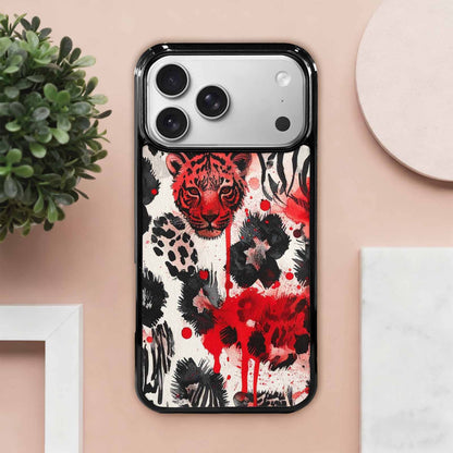 iPhone 17 Pro Max Case — Animal Print (black &amp; Animal Print, Custom Art Phone Cover