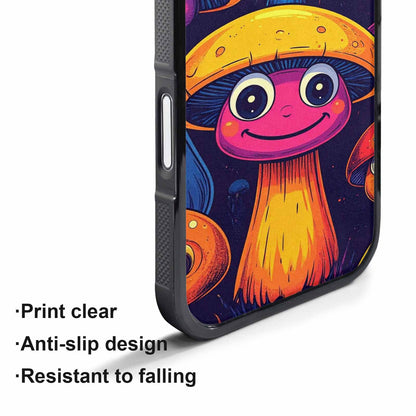 iPhone 17 Pro Max Case — Retro Mushroom Cartoon Art Retro Vintage, Custom Designed Case Cover
