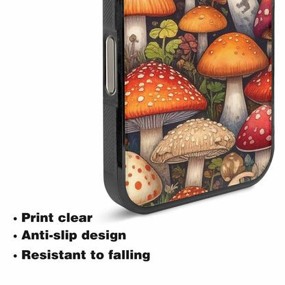 iPhone 16 Pro Case — Mushrooms General Mushrooms Pa, Custom Art Phone Cover