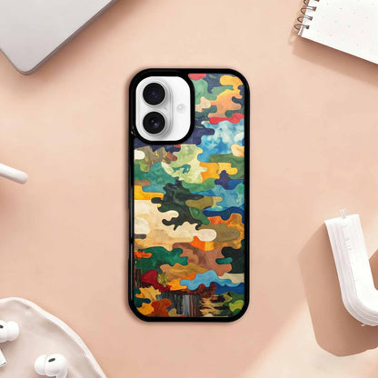 iPhone 17 Case — Camo Patches Full Color Camo, Personalized Phone Case