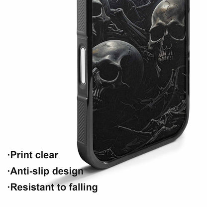 iPhone 17 Case — Skull Dark Art Gothic Print Gothic, Custom Phone Case