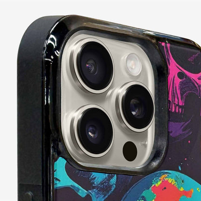 iPhone 16 Pro Max Case — 1000s Of Skulls Digital Camo Drip, Personalized Phone Case