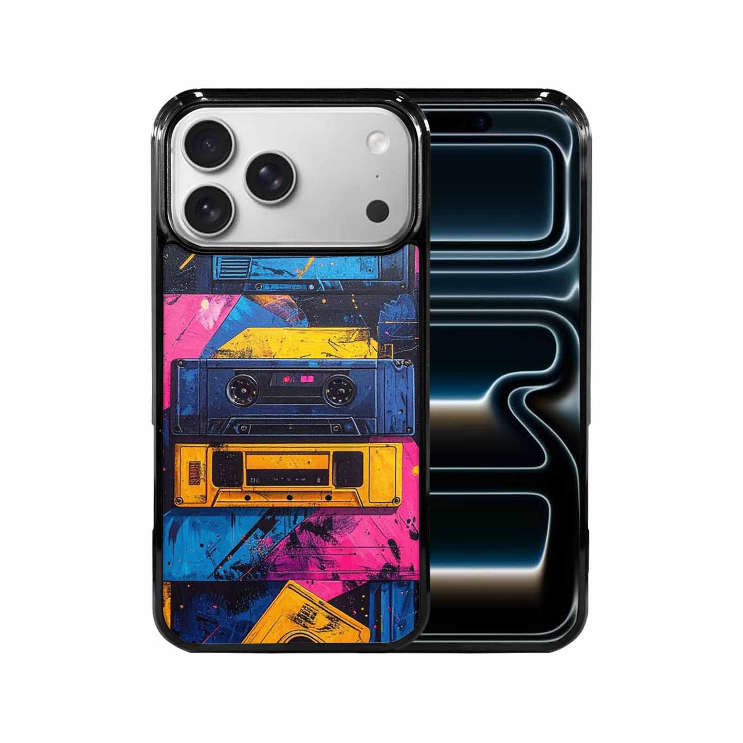 iPhone 17 Pro Max Case — Seamless Tileable Pattern Of Retro Vintage, Custom Art Phone Cover