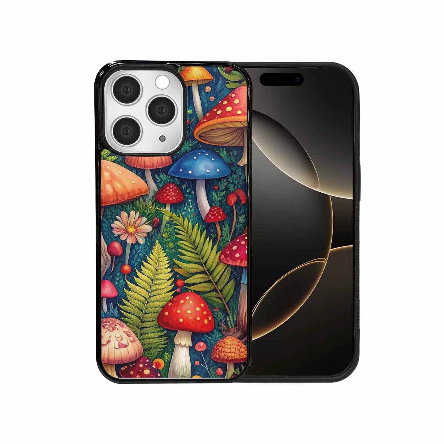 iPhone 15 Pro Max Case — Mushrooms Botanicalmushrooms P 7fj Personalized Phone, Custom Designed Case Cover