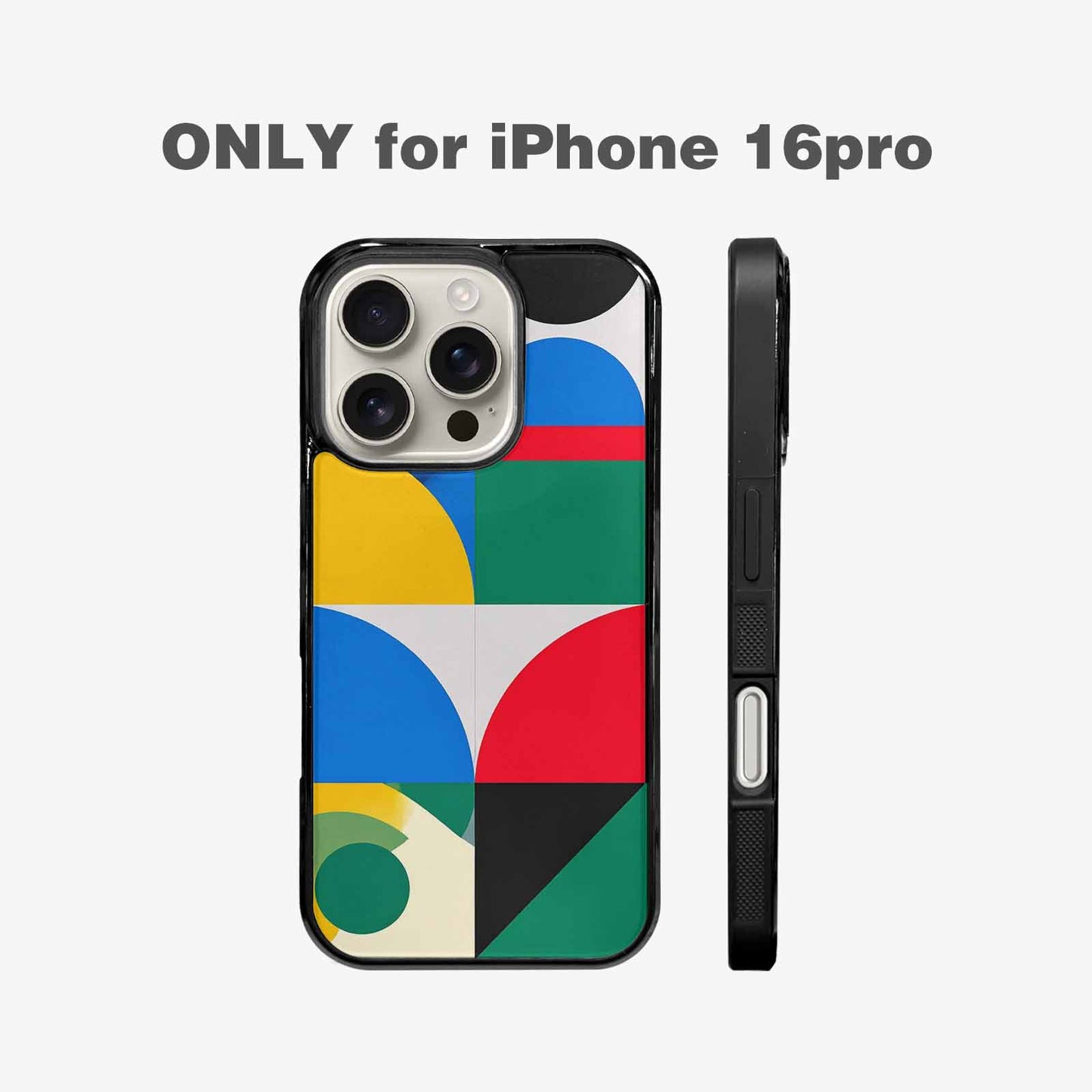 iPhone 16 Pro Case — 1960s Mod Cartoon Art Pattern, Original Design Phone Case