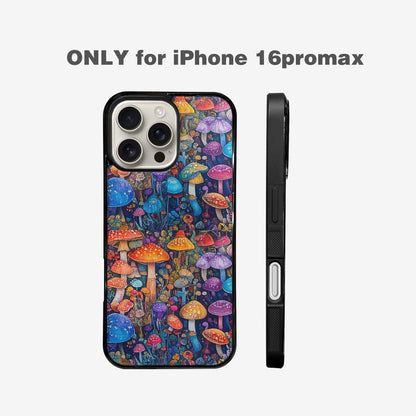 iPhone 16 Pro Max Case — Mushrooms General Mushrooms Pa, Custom Art Phone Cover