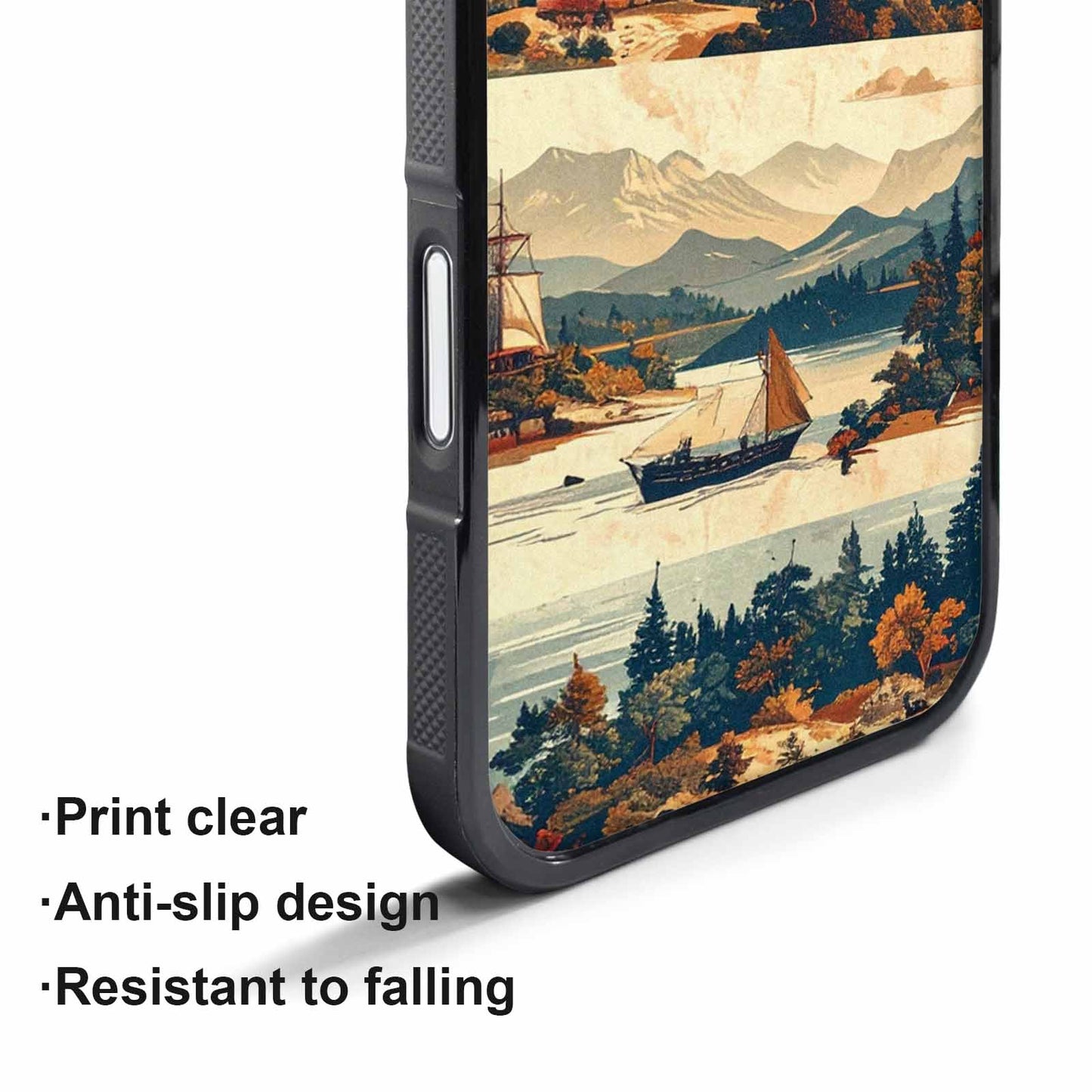 iPhone 17 Air Case — Vintage Travel Artwork Pattern Retro Vintage, Custom Designed Case Cover