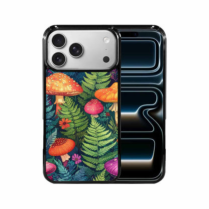 iPhone 17 Pro Max Case — Mushrooms Botanicalmushrooms P Vyl Floral, Custom Printed Phone Case