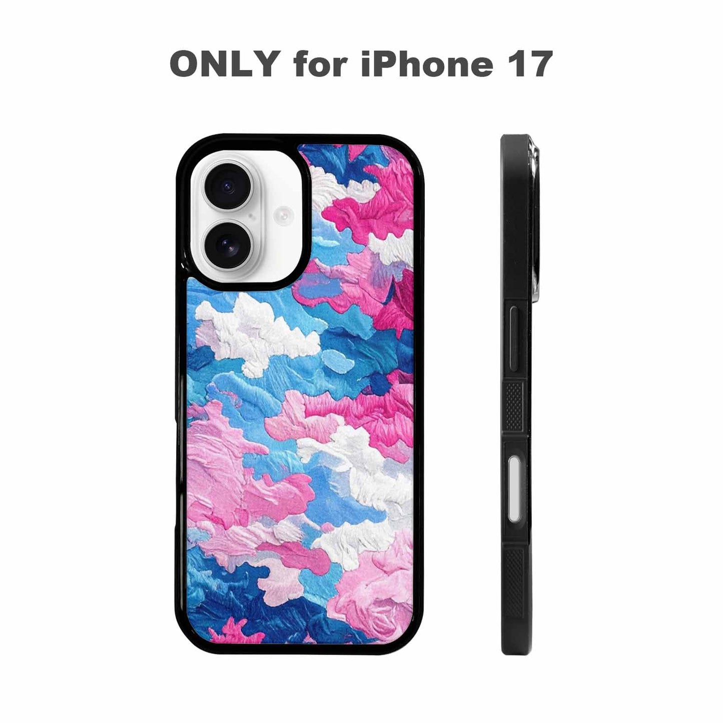 iPhone 17 Case — Vivid Camo Transgender Camo, Customized Protective Case