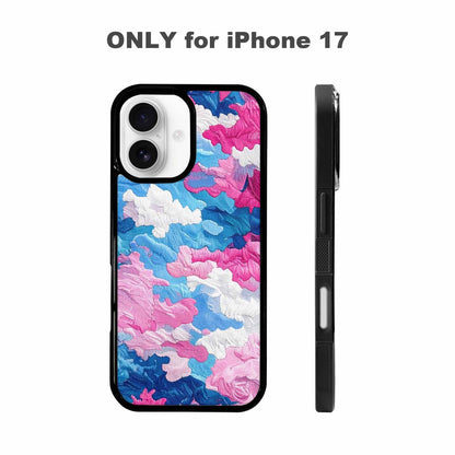 iPhone 17 Case — Vivid Camo Transgender Camo, Customized Protective Case