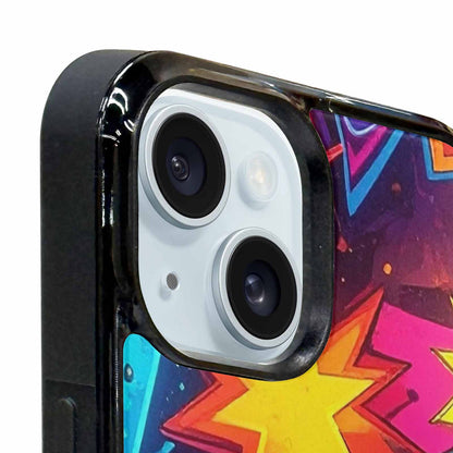 iPhone 15 Case — 80s Retro Motif 80s Retro Motifs, Custom Print Case Cover