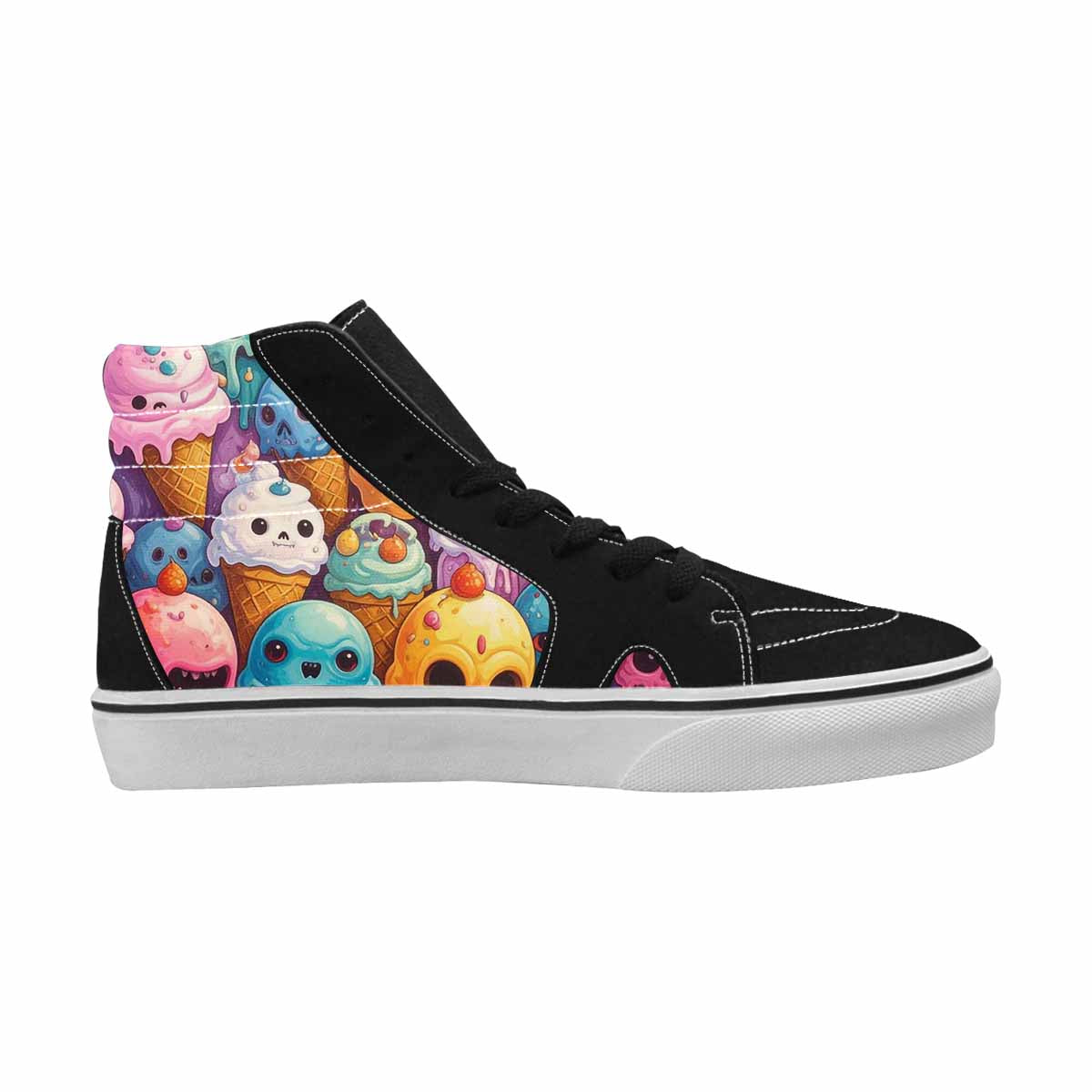 MEN'S Ice Cream Monsters  High Top Canvas Dreamcore Shoes