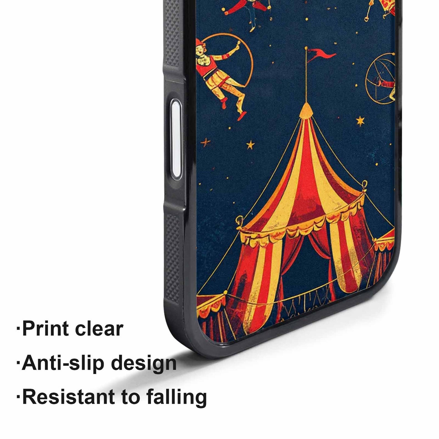 iPhone 17 Air Case — Vintage Circus Art Pattern Retro Vintage, Personalized Phone Case