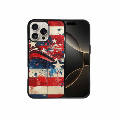 iPhone 16 Pro Max Case — Patriotic Stars And Stripes American Stars, Custom Art Phone Cover