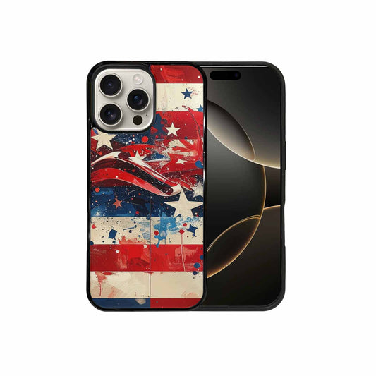 iPhone 16 Pro Max Case — Patriotic Stars And Stripes American Stars, Custom Art Phone Cover