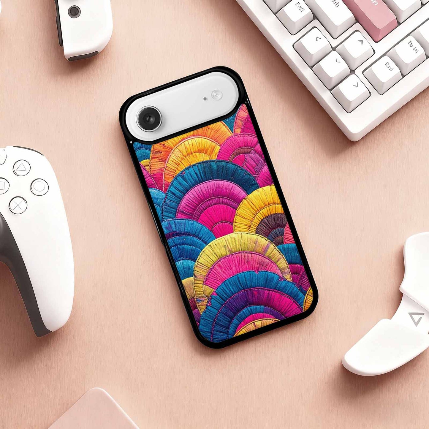 iPhone 17 Air Case — Vivid Camo Pansexual Pride Camo, Personalized Phone Case