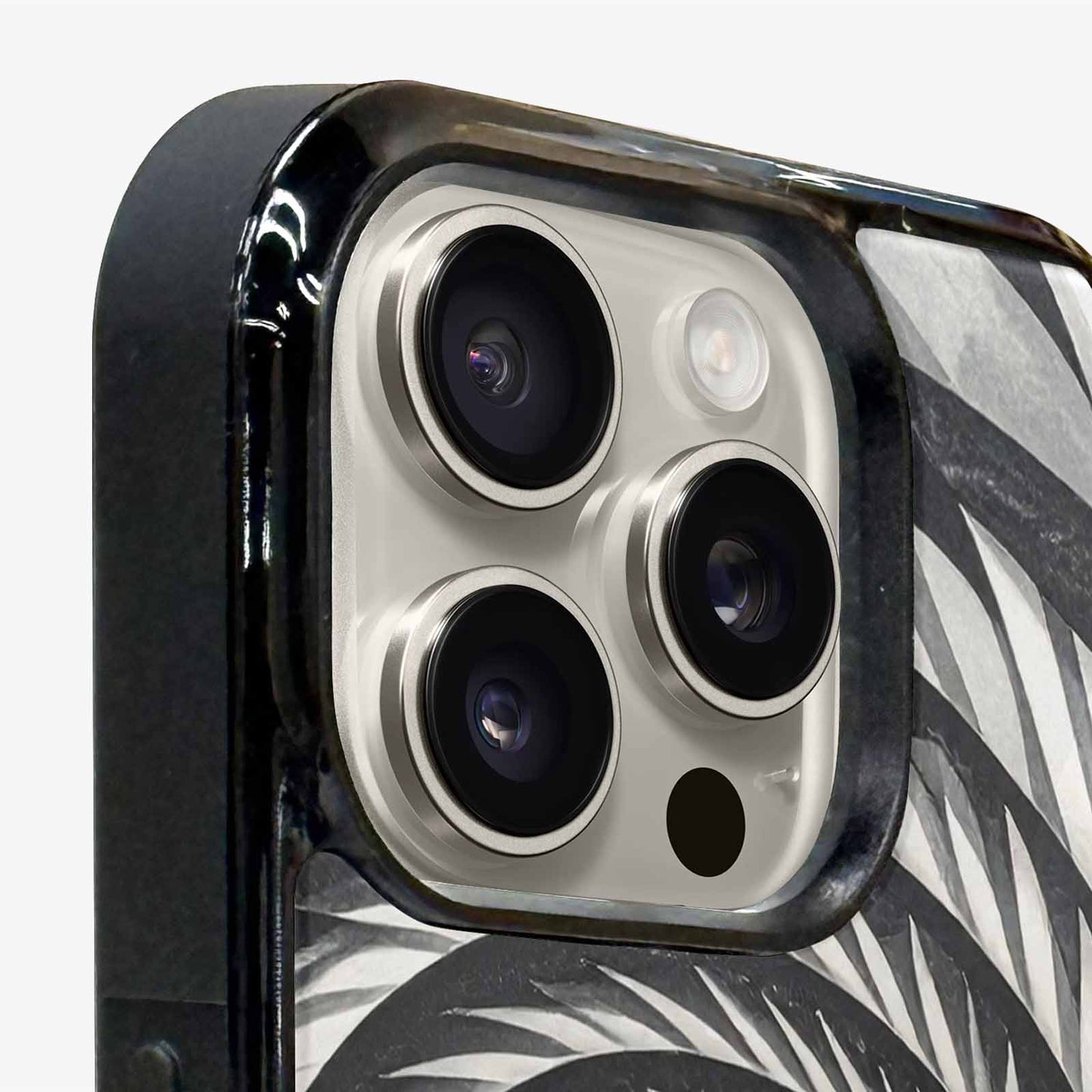 iPhone 15 Pro Max Case — Hypnotic Spiral Optical Illusion Motif High, Original Design Phone Case