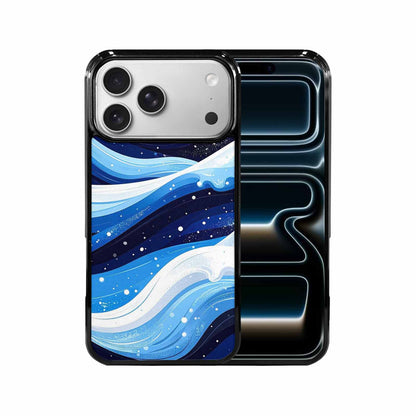 iPhone 17 Pro Max Case — Glossy Winter Wave Cartoon Cute, Original Design Phone Case