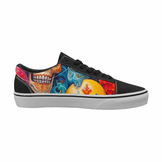 WOMEN'S Sugar Skulls Melting Sugar Lace-Up Canvas Dreamlike Shoes