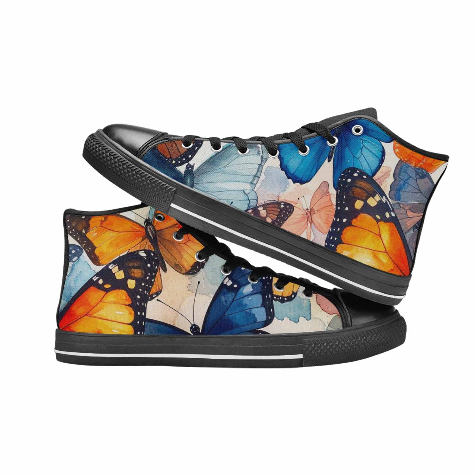 MEN'S Butterfly Wing High Top Canvas Aesthetic Shoes