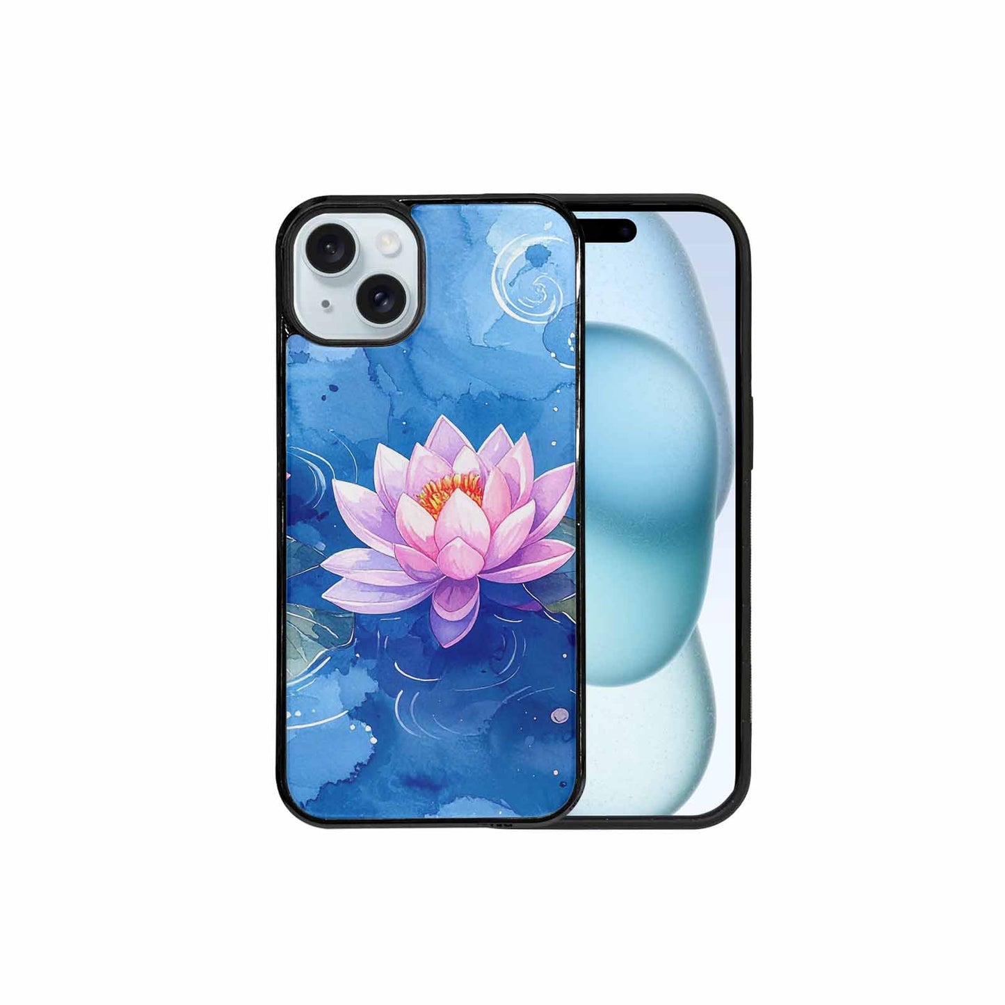 iPhone 15 Plus Case — Water Lilies Impressionist Custom Personalized Phone, Personalized Phone Case