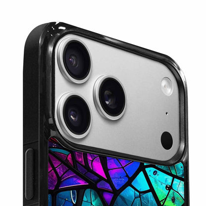 iPhone 17 Pro Case — Neon Camo Spider Web Camo, Custom Phone Case