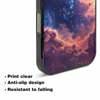 iPhone 16 Pro Max Case — Nebula Texture With Dense Star Cluster, Custom Phone Case