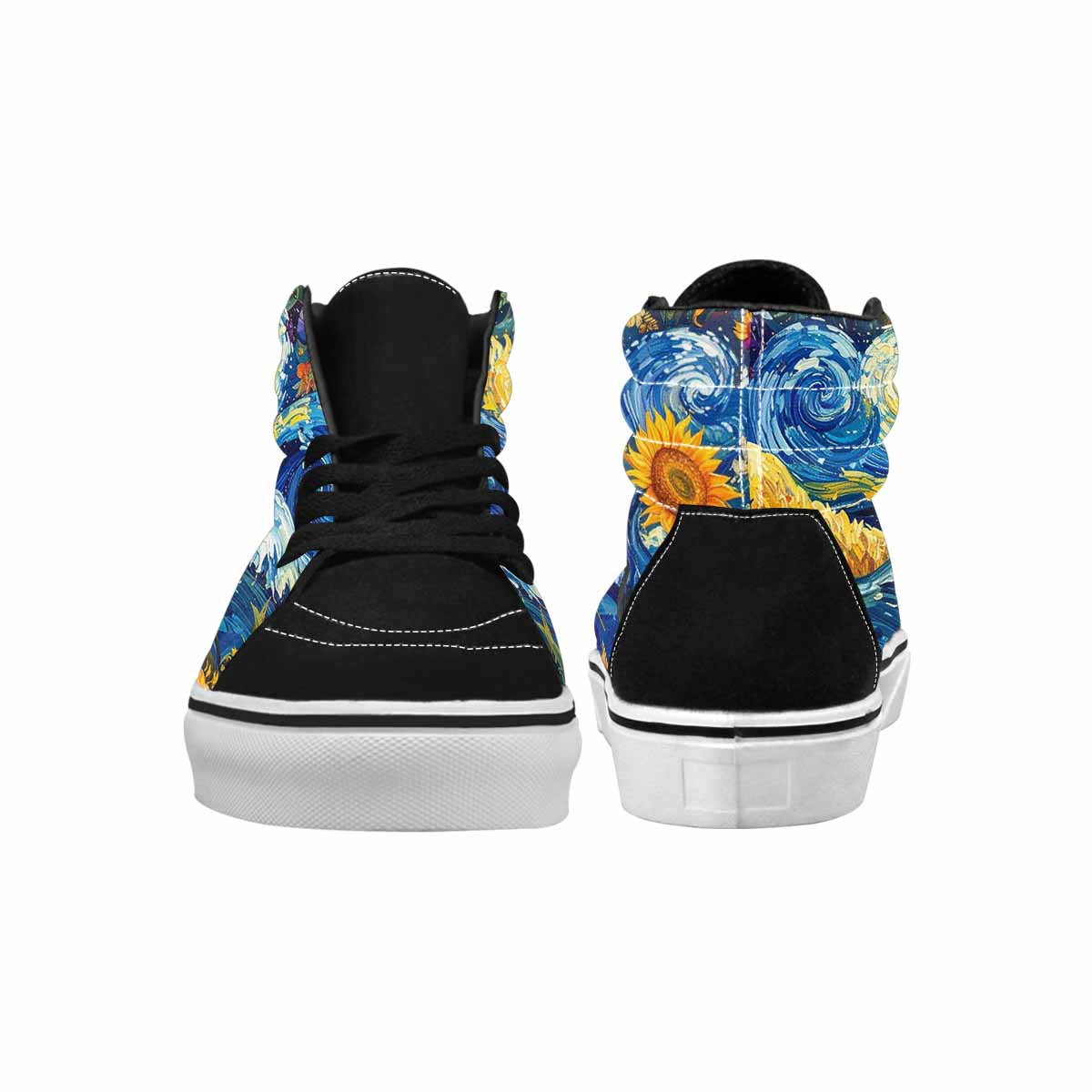 WOMEN'S Blend All Versions High Top Canvas Neon Fantasy Custom Sneakers
