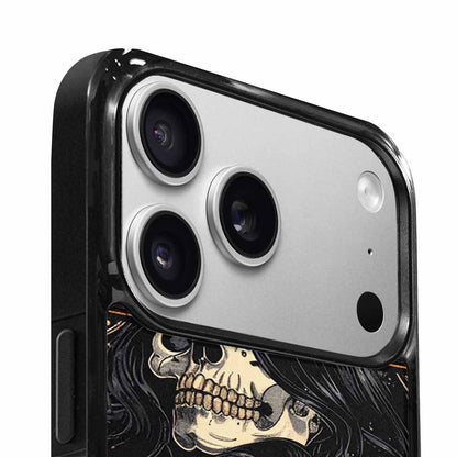iPhone 17 Pro Max Case — Skull Dark Art Gothic Print Gothic, Custom Designed Case Cover