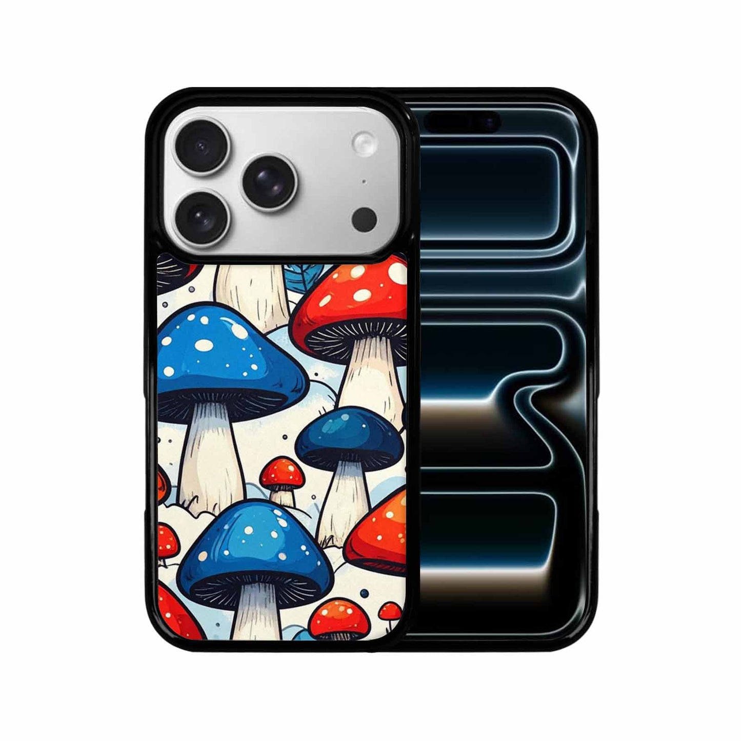 iPhone 17 Pro Case — Vivid Winter Mushroom Seamless Cartoon Cute, Custom Phone Case