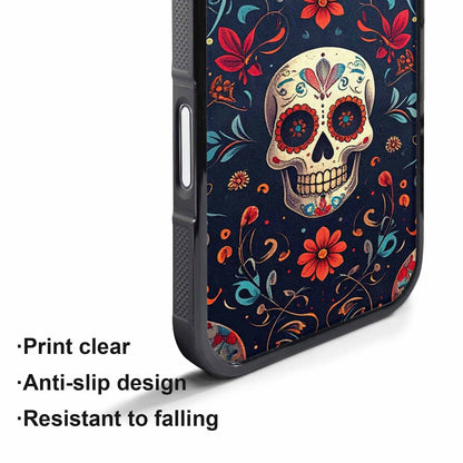 iPhone 17 Air Case — Day Dead Sugar Skull Art Gothic, Custom Printed Phone Case
