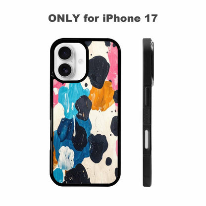 iPhone 17 Case — Small Cow Animal Print Animal Print, Custom Printed Phone Case