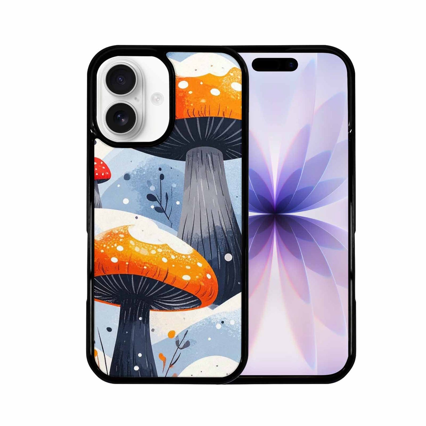 iPhone 17 Case — Vivid Winter Mushroom Cartoon Cute, Custom Phone Case