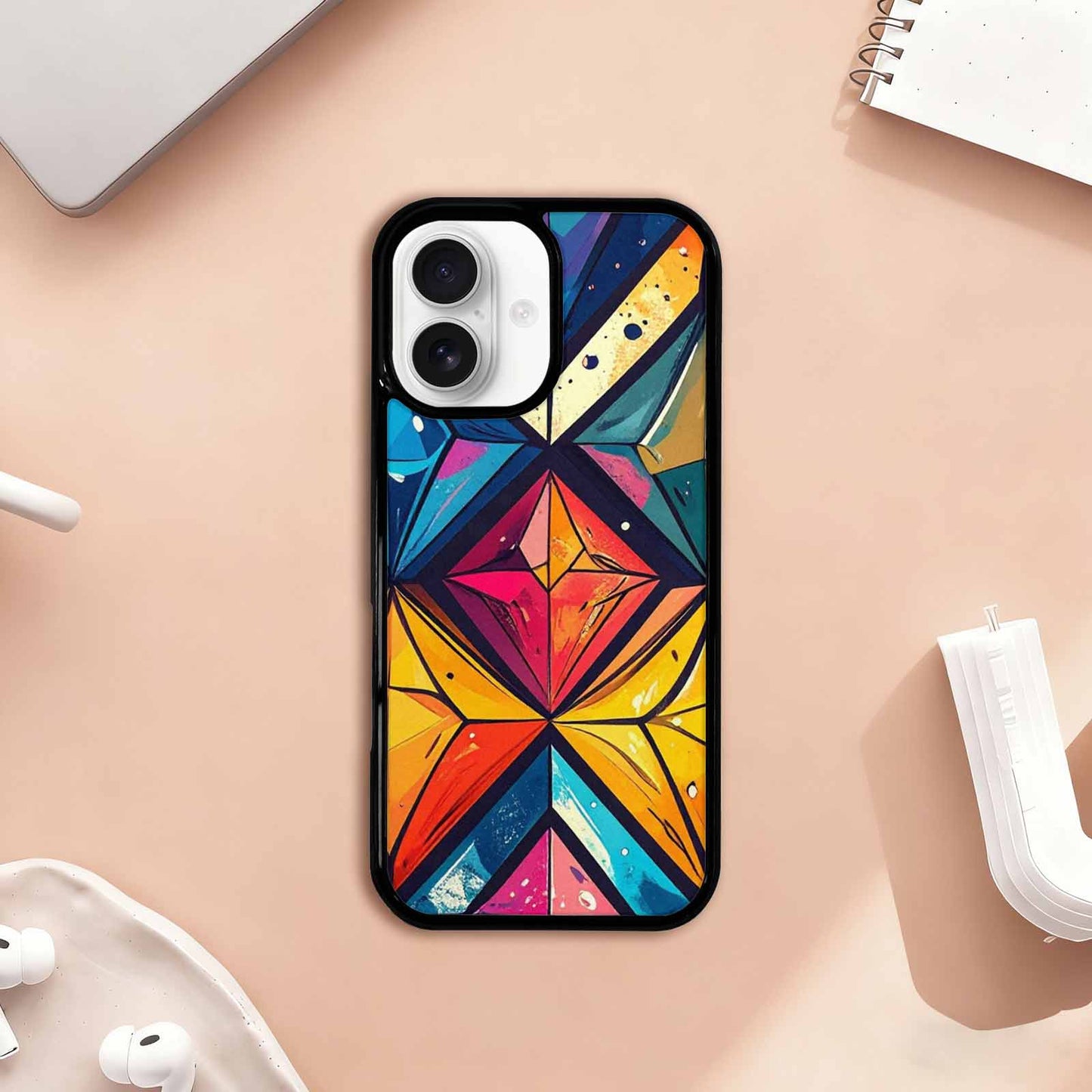 iPhone 17 Case — Vintage Summer Diamond Retro Vintage, Original Design Phone Case