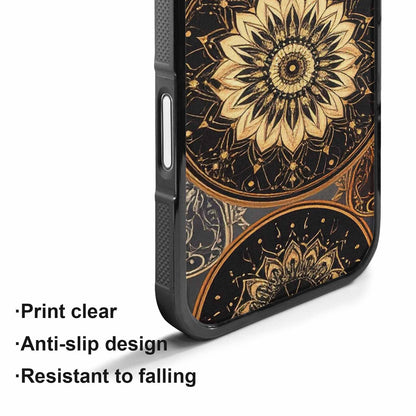 iPhone 17 Case — Small Mandala Pattern, Randomly Floral, Custom Phone Case