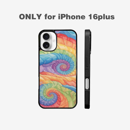 iPhone 16 Plus Case — Tie Dye Swirls Tie Dye Swirls, Personalized Phone Case