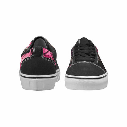 WOMEN'S Ice Cream Motif Lace-Up Canvas Vivid Sneakers