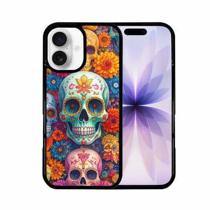 iPhone 17 Case — Ornate Candy Color Skull Gothic Skulls, Personalized Phone Case