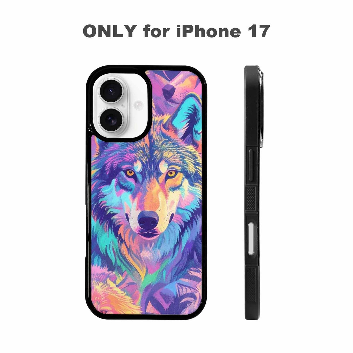 iPhone 17 Case — Neon Zebra Print Animal Print, Custom Made Phone Cover
