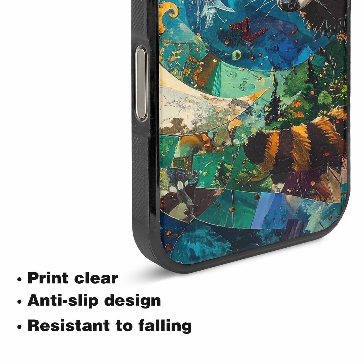 iPhone 16 Pro Max Case — Raccoon Bandit Raccoon Bandit Pattern Hundreds, Original Design Phone Case