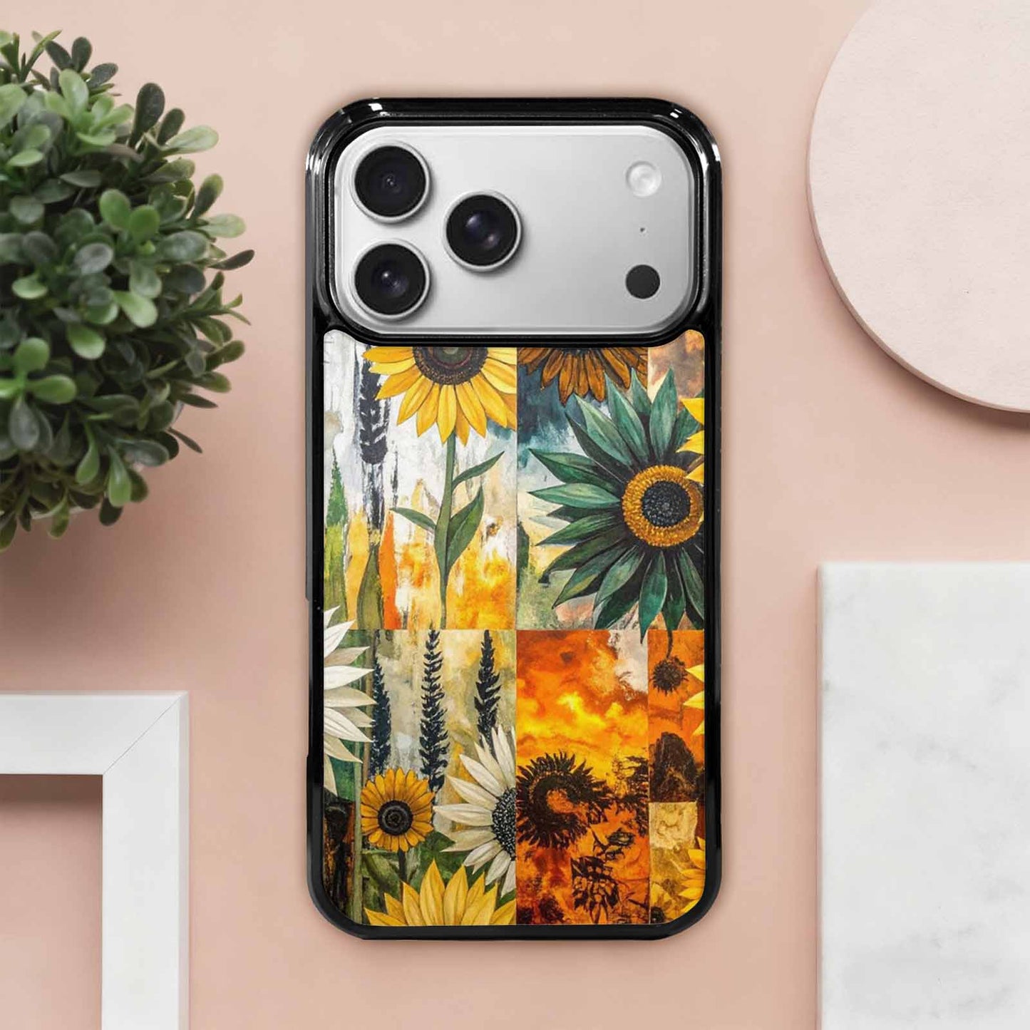 iPhone 17 Pro Max Case — Blend Melt Them Together Floral, Custom Art Phone Cover
