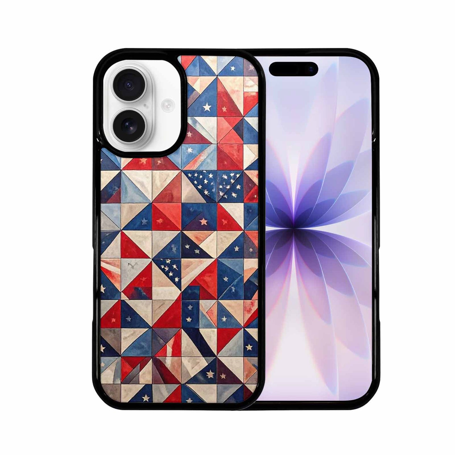 iPhone 17 Case — Small American Flag Stars Galaxy Space, Unique Phone Case Design
