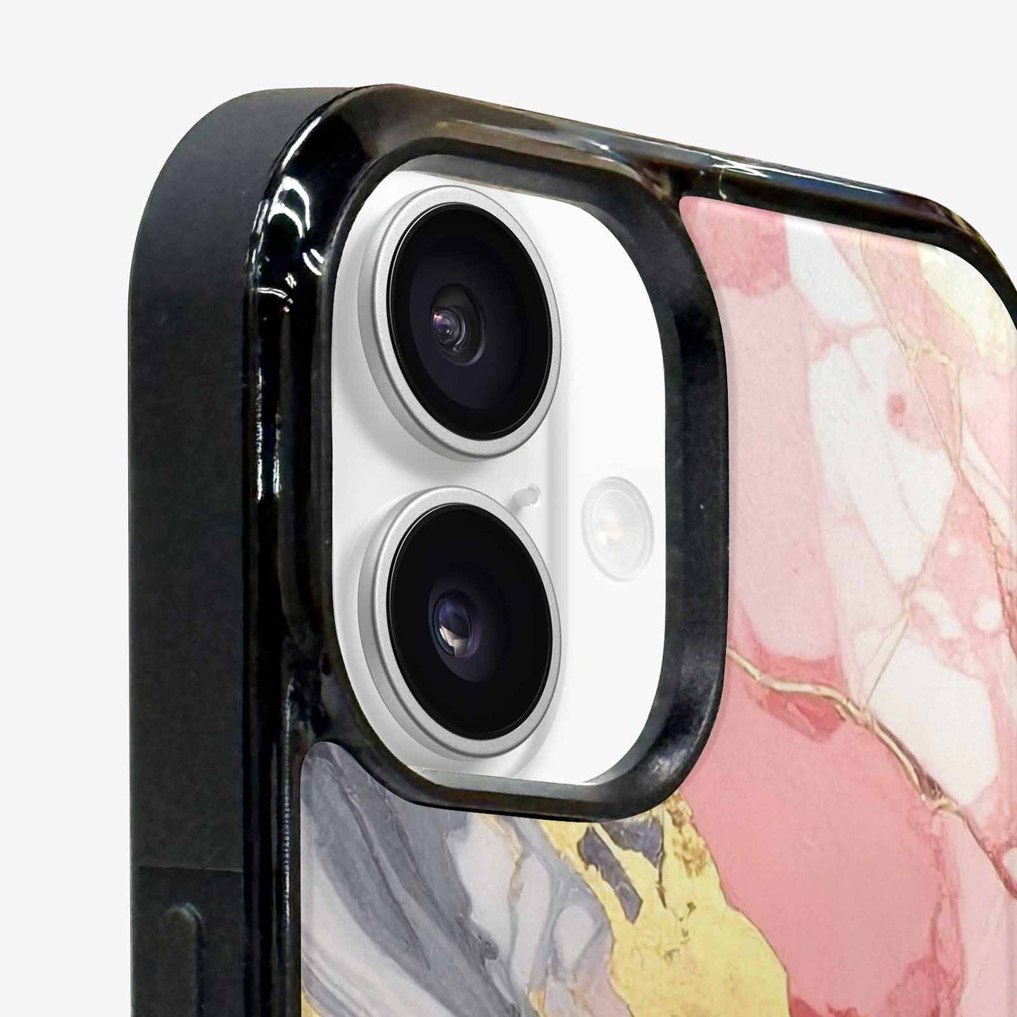 iPhone 16 Case — Marble Vein Marble Veins Pattern Hundreds, Customized Protective Case
